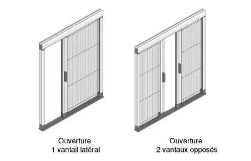 Moustiquaire coulissante
