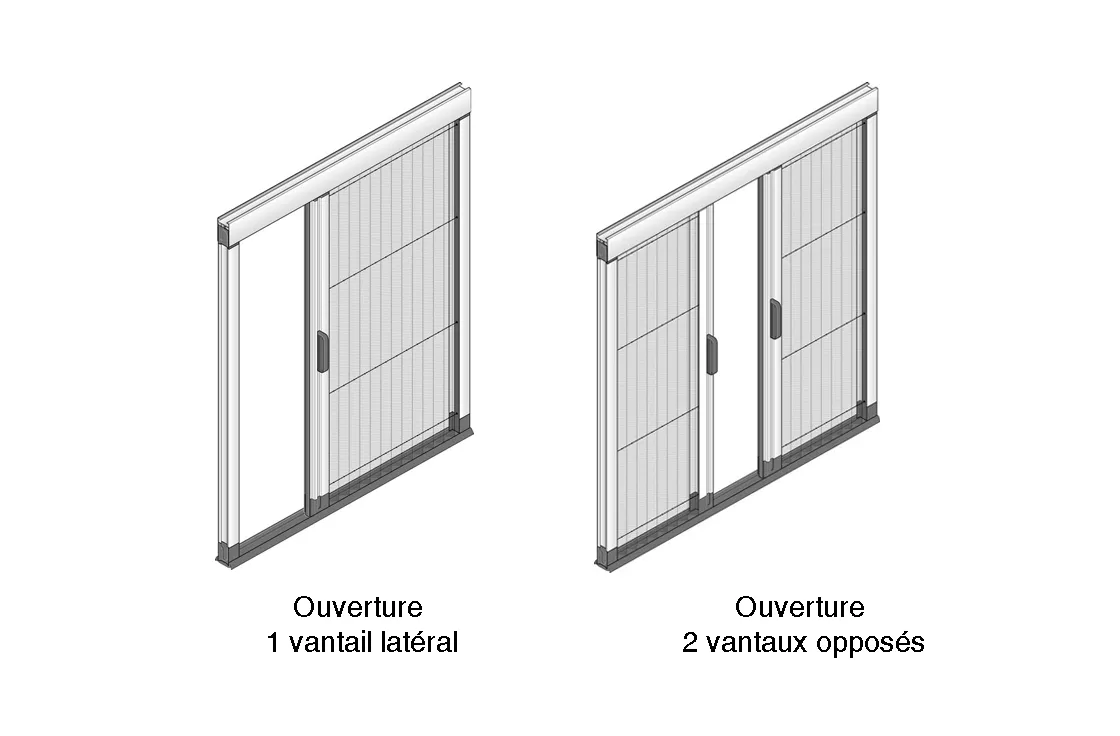 Moustiquaire coulissante