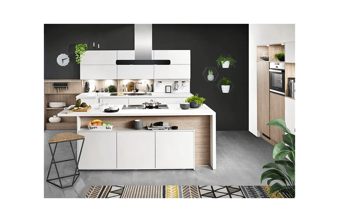 Cuisine sur mesure équipée moderne cosy