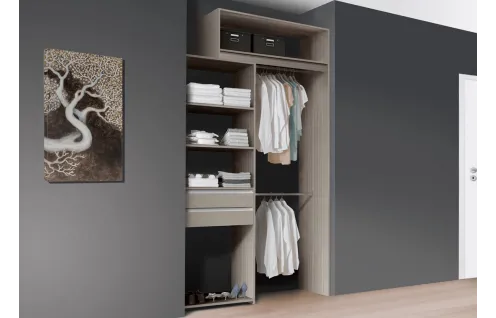 Aménagement dressing modulaire