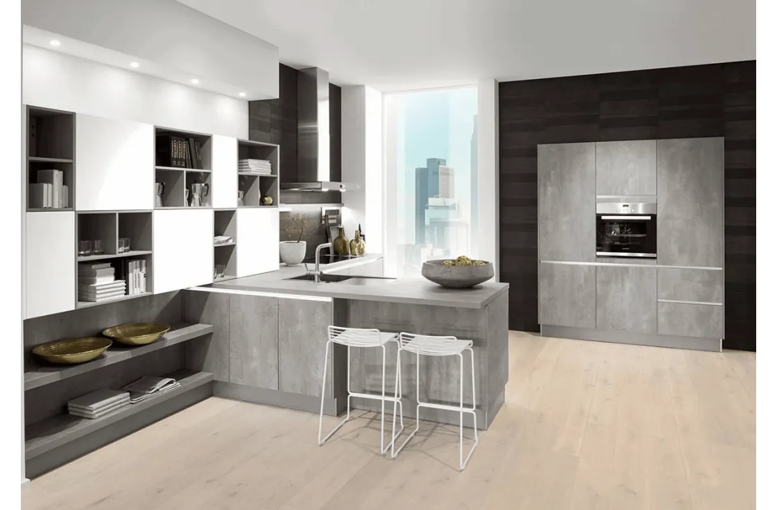 Cuisine esprit loft sur mesure