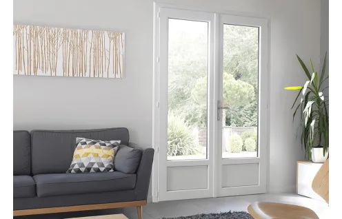 Porte fenêtre PVC blanche