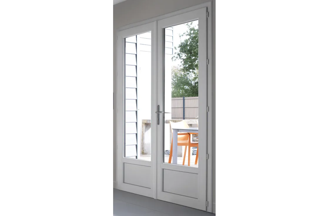 Porte fenêtre PVC blanche