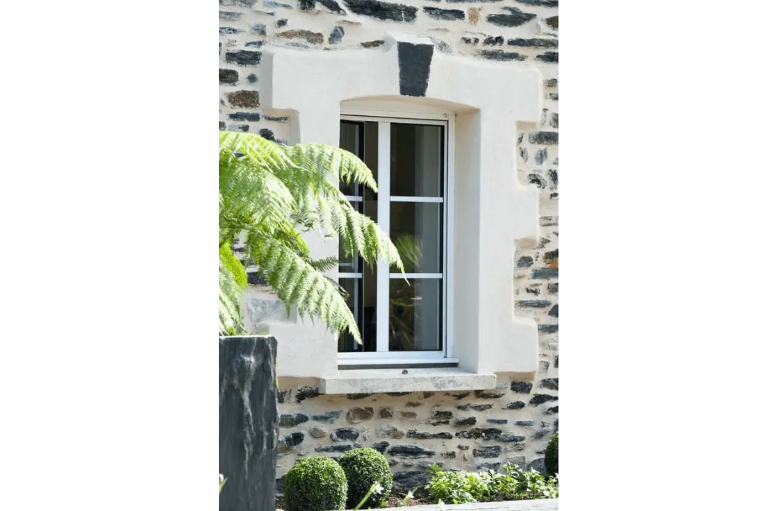 fenêtre aluminium blanche