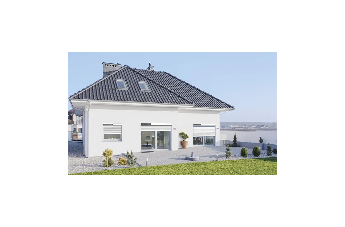 Volet roulant solaire en aluminium