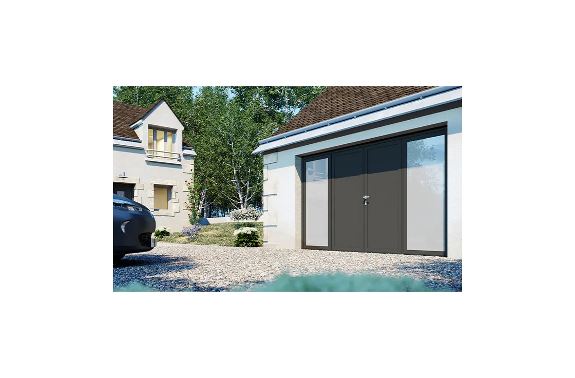 Porte de garage battante Premium