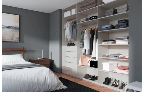 Dressing chambre Cachemire - Élégance et rangement sur mesure